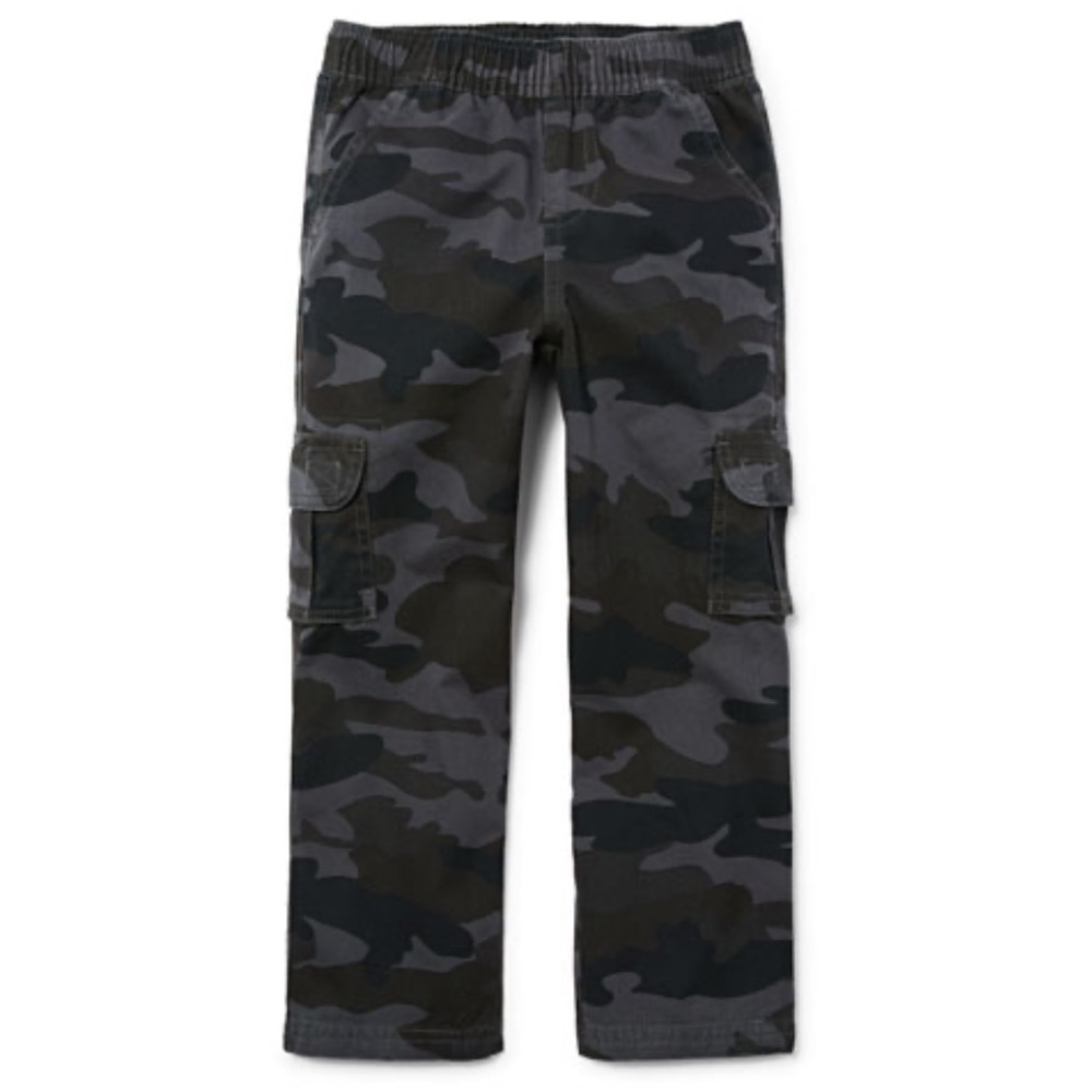 Childrens Place Boys Pull On Camo Cargo Pant
